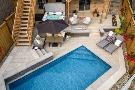 Backyard Landscaping With Swimming Pool